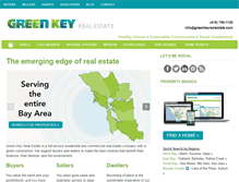 Tablet Screenshot of greenkeyrealestate.com